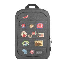 Рюкзак Eclipse с USB разъемом, серый Travel