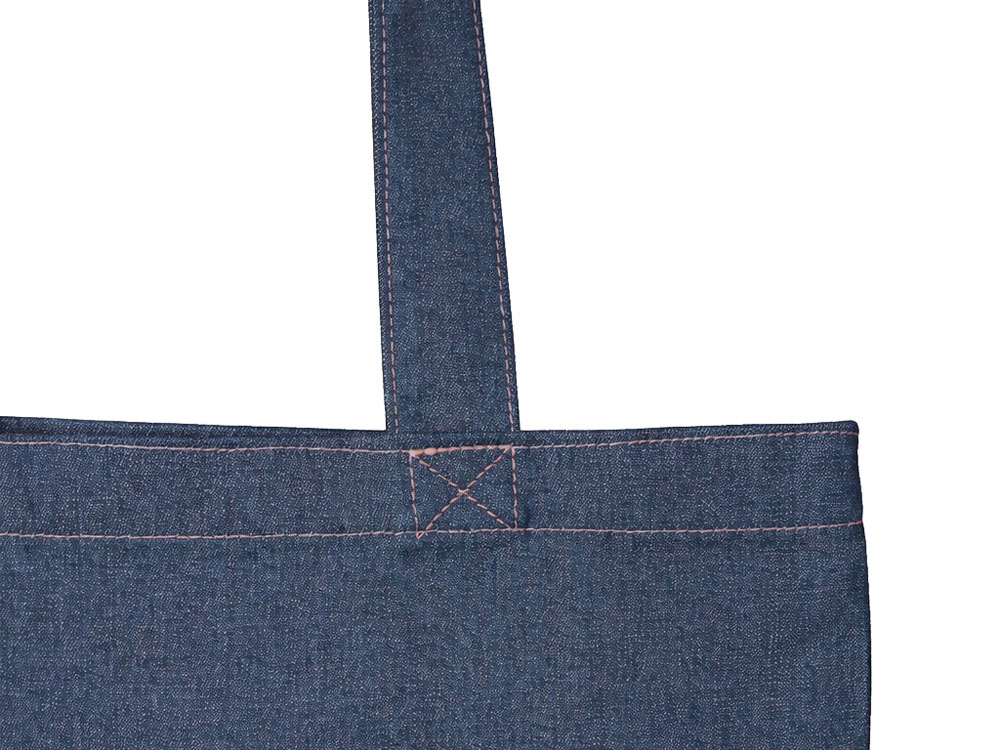 Джинсовая сумка-шоппер Indigo с широкими лямками Джинсовая сумка-шоппер Indigo с широкими лямками