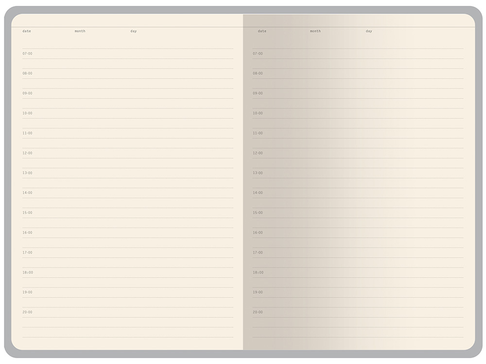 Ежедневник недатированный А5 Amazonia, коричневый с золотым обрезом