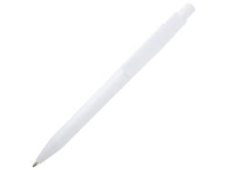 Unica шариковая ручка из переработанной пластмассы - Белый (черные чернила)