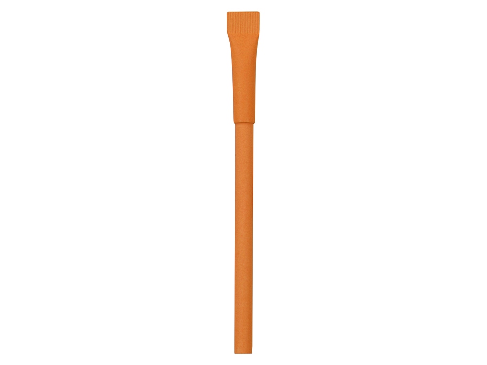 Ручка картонная с колпачком Recycled, оранжевый