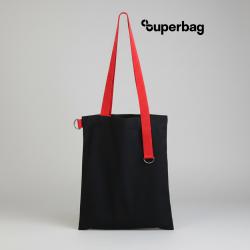 Шоппер Superbag black (чёрный с красным) Шоппер Superbag black (чёрный с красным)