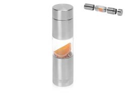 Бутылка для воды FLAVOUR U SEE, 460 мл, серебристый Бутылка для воды FLAVOUR U SEE, 460 мл, серебристый