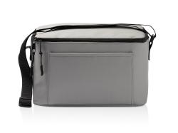 Сумка-холодильник из искусственной кожи с регулируемыми ручками Дэнвер (DENVER), серый