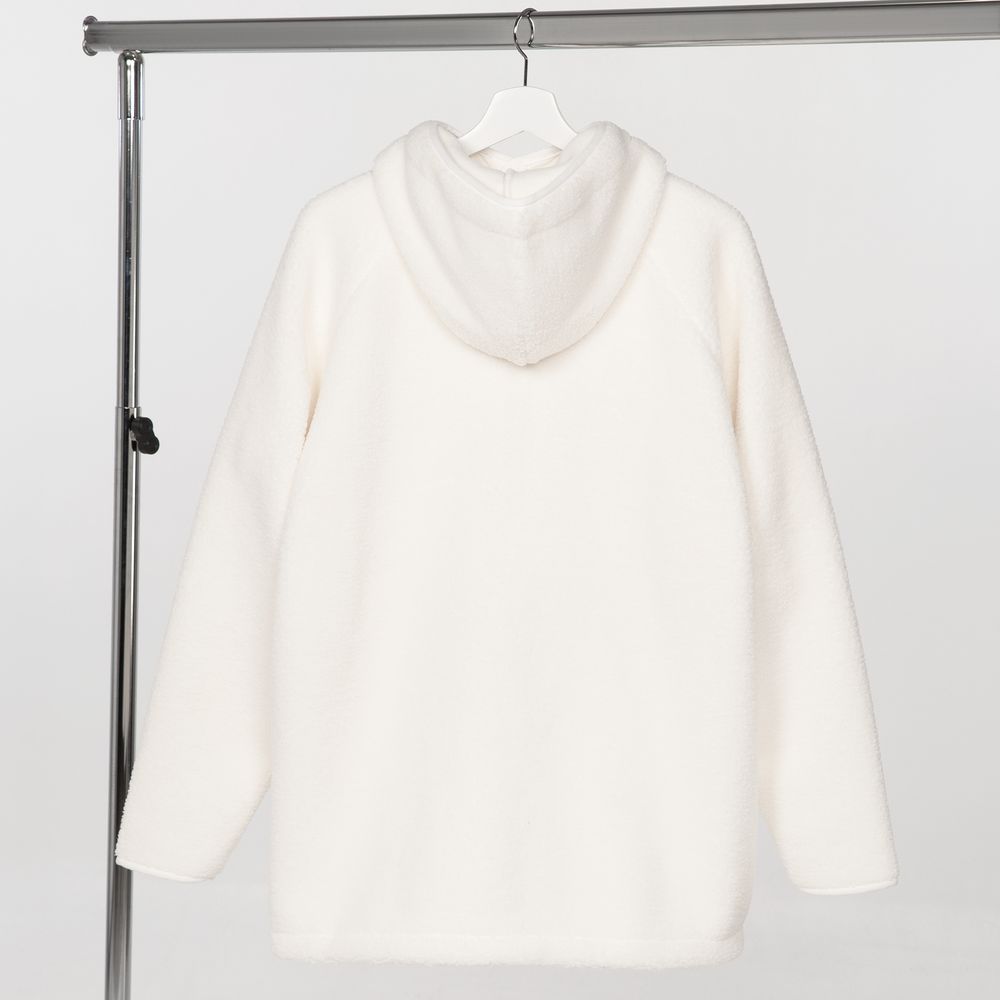 Анорак унисекс Oblako, молочно-белый Анорак унисекс Oblako, молочно-белый