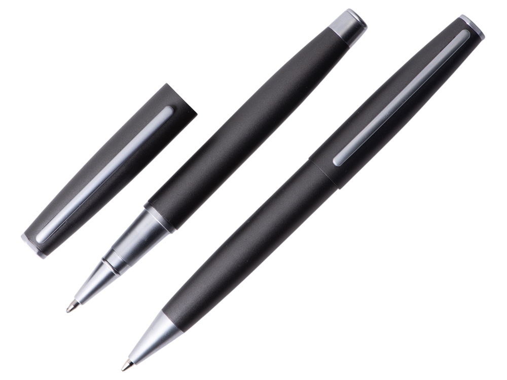 Сет ручек Roosevelt шариковая и роллер, цвет оружейной стали