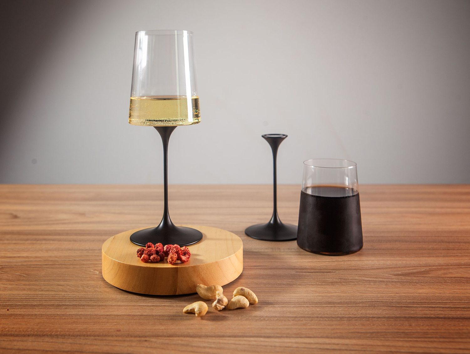 Хрустальный бокал для игристого вина на магните Trebonn SplitGlass, 2 шт, 320 мл