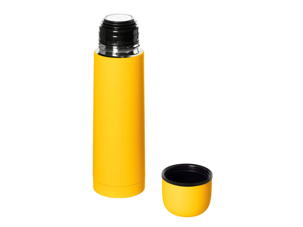 Термос Ямал Soft Touch, 500мл, желтый