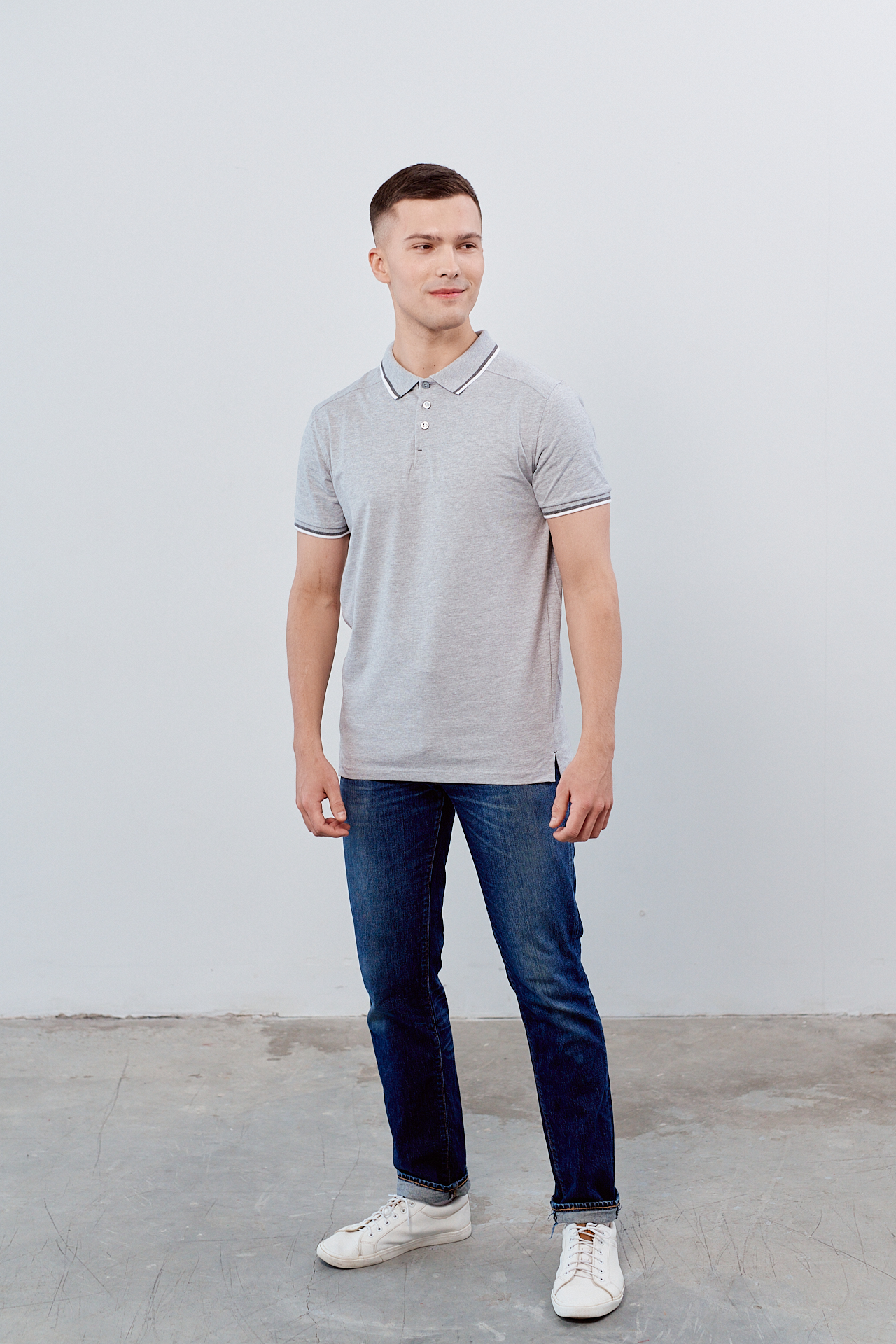 Рубашка поло унисекс STAN хлопок/эластан 200, 05