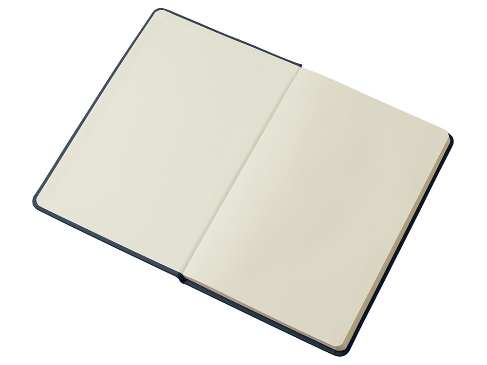 Блокнот в твердой обложке A5 Виспи в клетку, темно-синий Блокнот в твердой обложке A5 Виспи в клетку, темно-синий