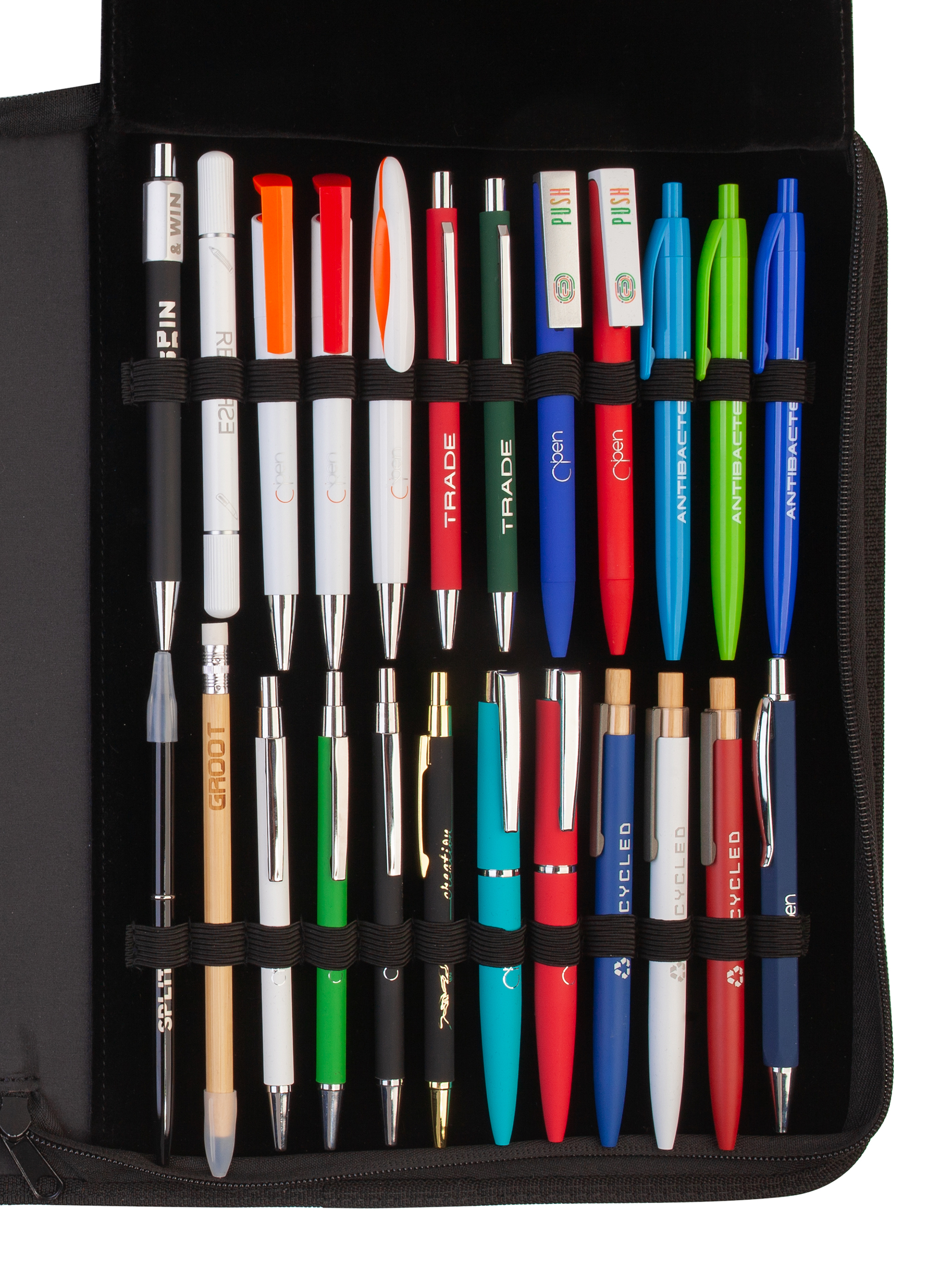 Презентационный кейс ручек и карандашей Океан