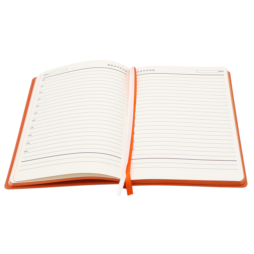 Ежедневник A5 недатированный Gabby в мягком переплёте, оранжевый
