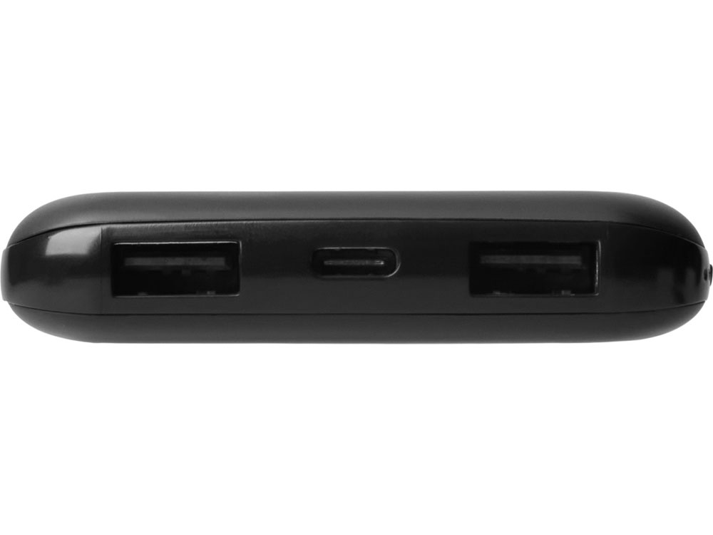 Набор из внешнего акуумулятора и универсального кабеля с подсветкой лого Reserve LED, 10000mAh, черный