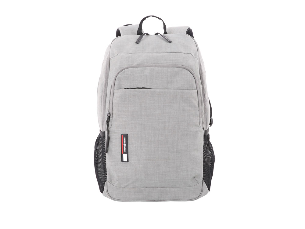Рюкзак SWISSGEAR 15,6, ткань Heather, 31 x 16 x 45 см, 22 л, серый