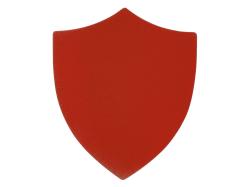 ПАТЧ ЩИТ nubuk (красный) 6,6 х 5,5 см