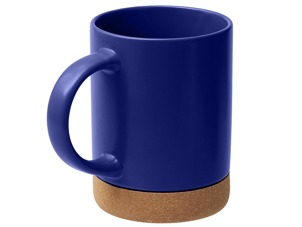Кружка 450 мл с пробковым дном Корк & Бон, глубокий синий Кружка 450 мл с пробковым дном Корк & Бон, глубокий синий