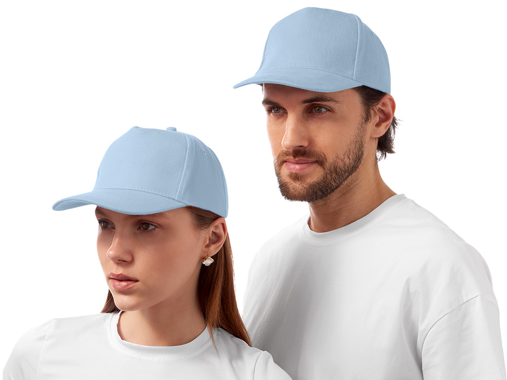 Бейсболка Florida 350 5-панельная, небесно-голубой