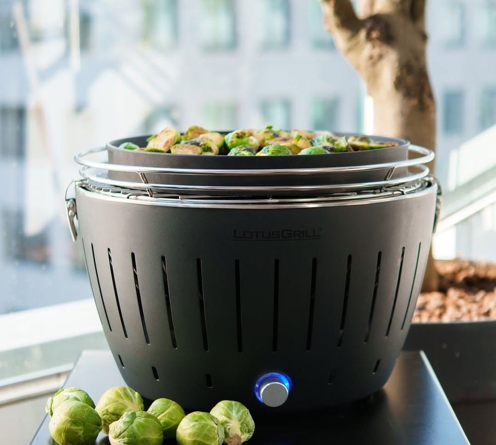 Угольный гриль Lotus Grill Classic, серый (антрацит)