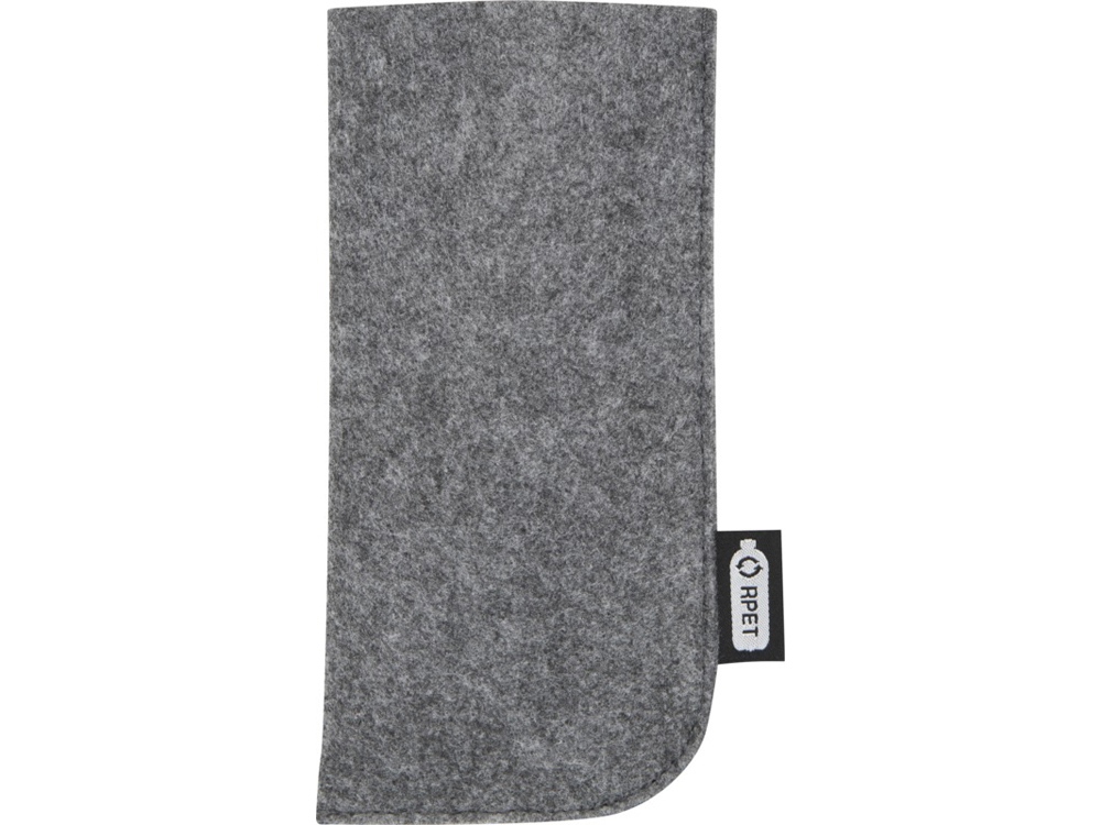 Чехол для очков Felta из материалов, переработанных согласно стандарту GRS, средне-серый