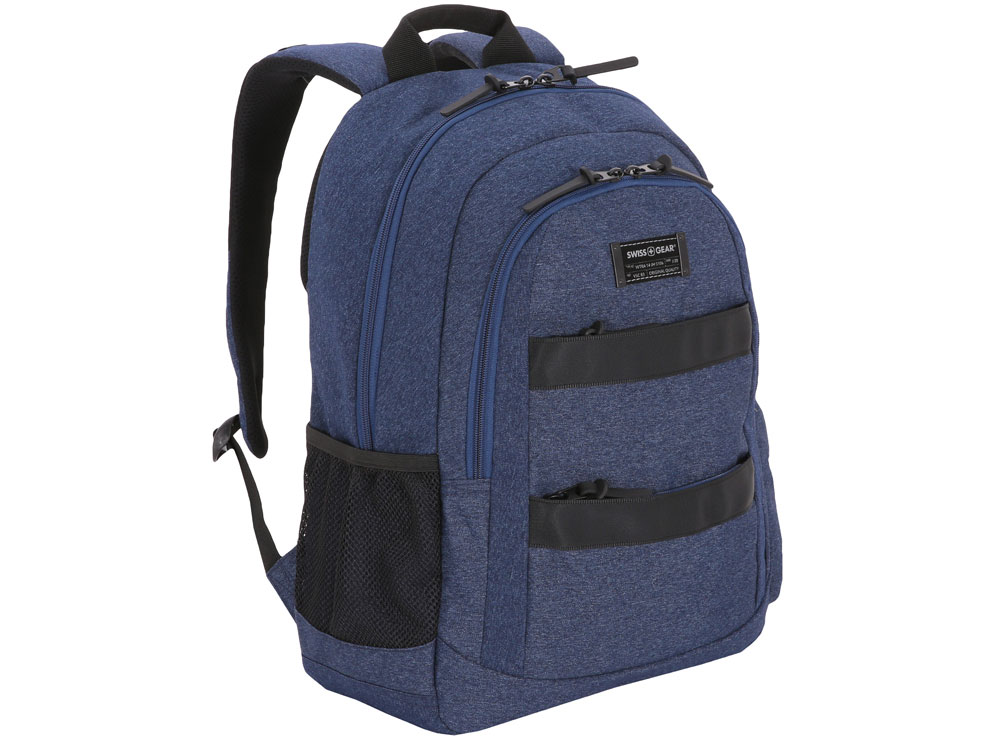 Рюкзак SWISSGEAR 15,6, heather, 35,5 x 17 x 47 см, 27 л, синий