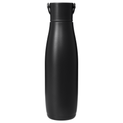 Термобутылка вакуумная герметичная Боска, черная Термобутылка вакуумная герметичная Боска, черная