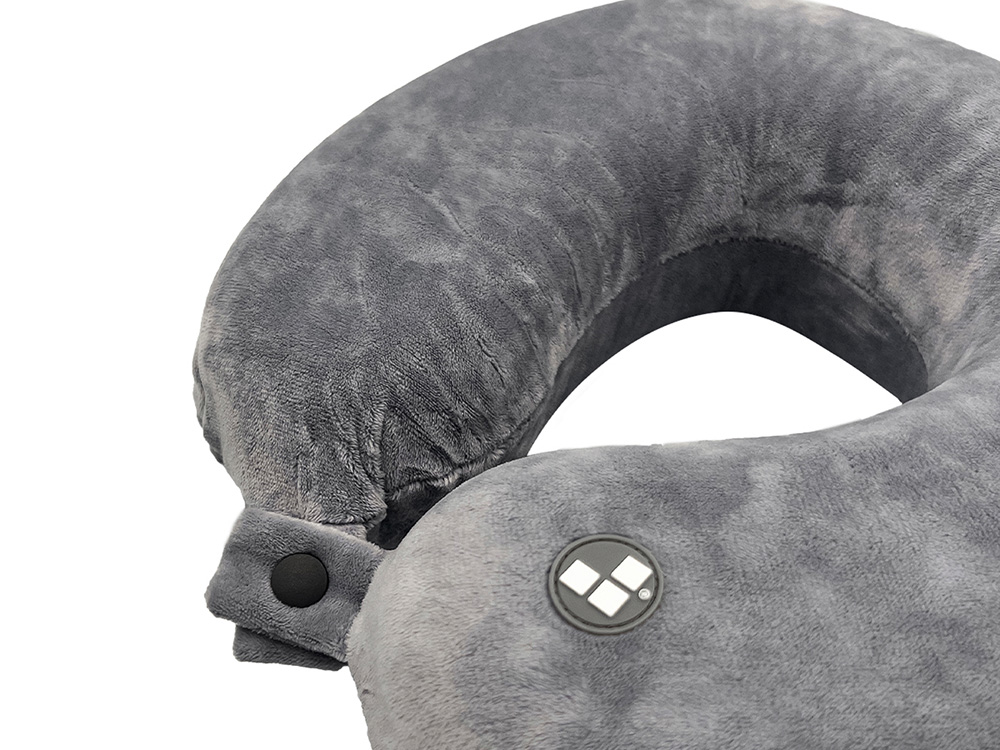 Подушка для путешествий с эффектом памяти Мемо Drowsy Grey