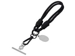 Брелок-браслет Bohemian c металлическим держателем для телефона, черный