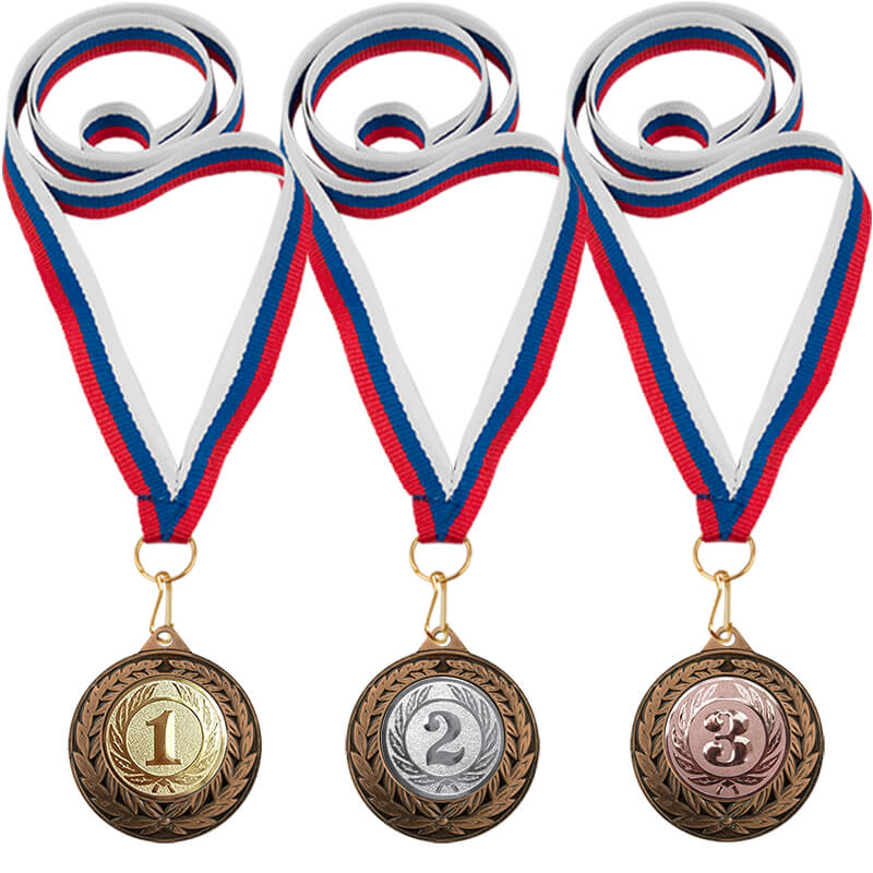 Комплект медалей 1,2,3 место Комплект медалей 1,2,3 место