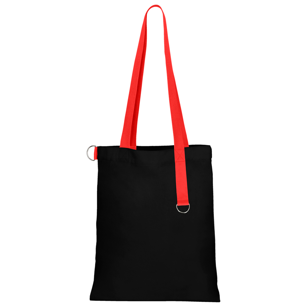 Сумка для покупок Black GLOW 325 г/м² с ремувкой, красная/красная