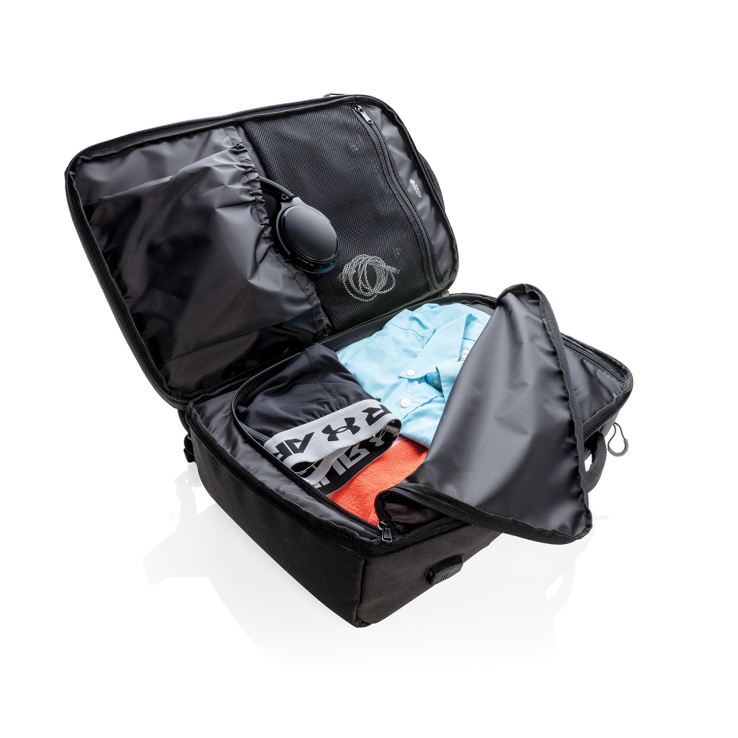 Рюкзак для путешествий Swiss Peak XXL из rPET AWARE™, 17’’
