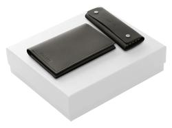 Подарочный набор Long River: обложка для паспорта, ключница, белая коробка Подарочный набор Long River: обложка для паспорта, ключница, белая коробка