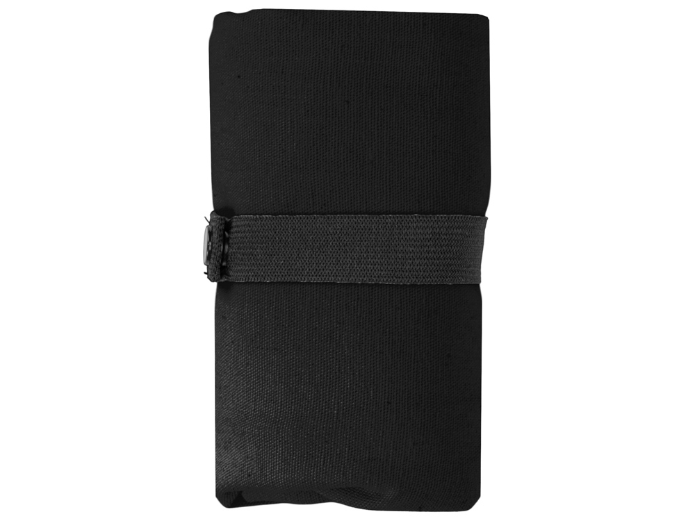 Сумка Fixy из переработанного хлопка с фиксирующей эластичной лентой, черный