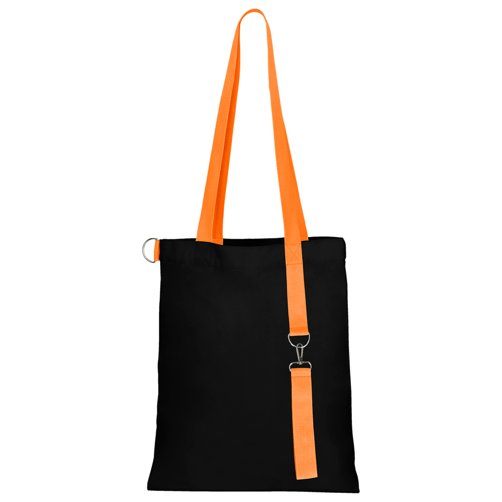 Сумка для покупок Black GLOW 325 г/м² с ремувкой, оранжевая/оранжевая Сумка для покупок Black GLOW 325 г/м² с ремувкой, оранжевая/оранжевая