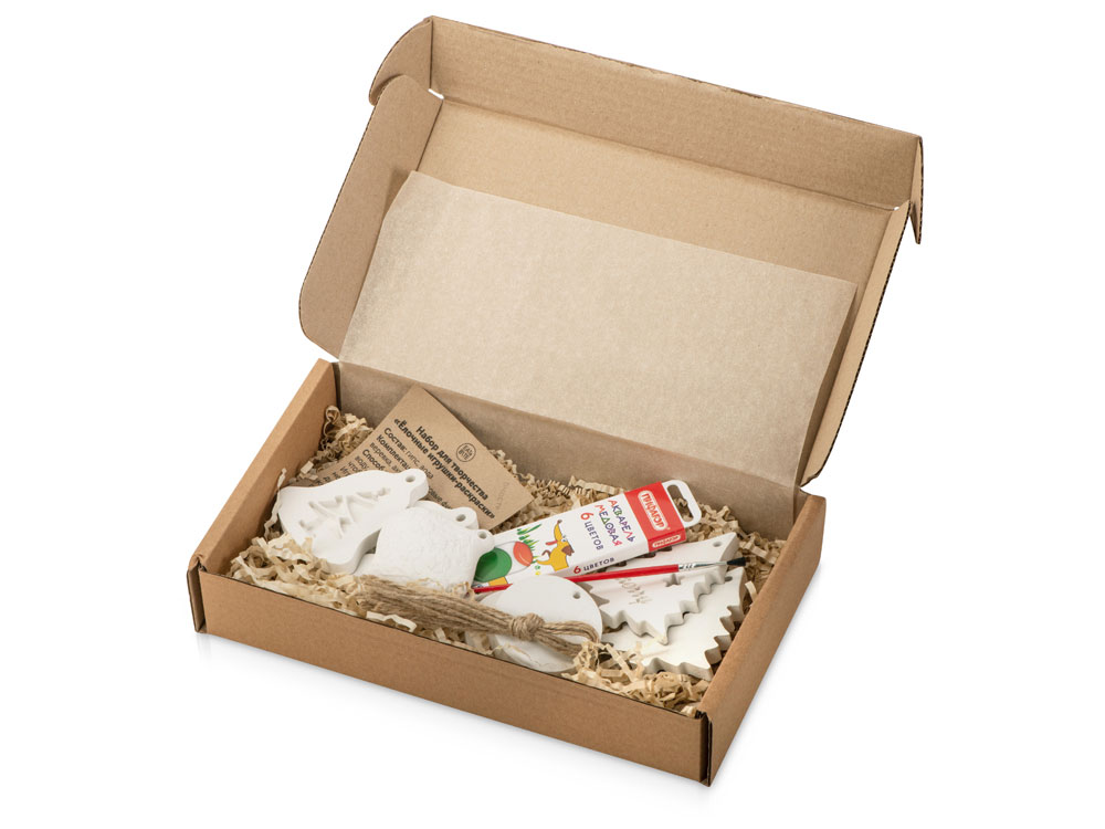 Набор для творчества Ёлочные игрушки-раскраски Набор для творчества Ёлочные игрушки-раскраски