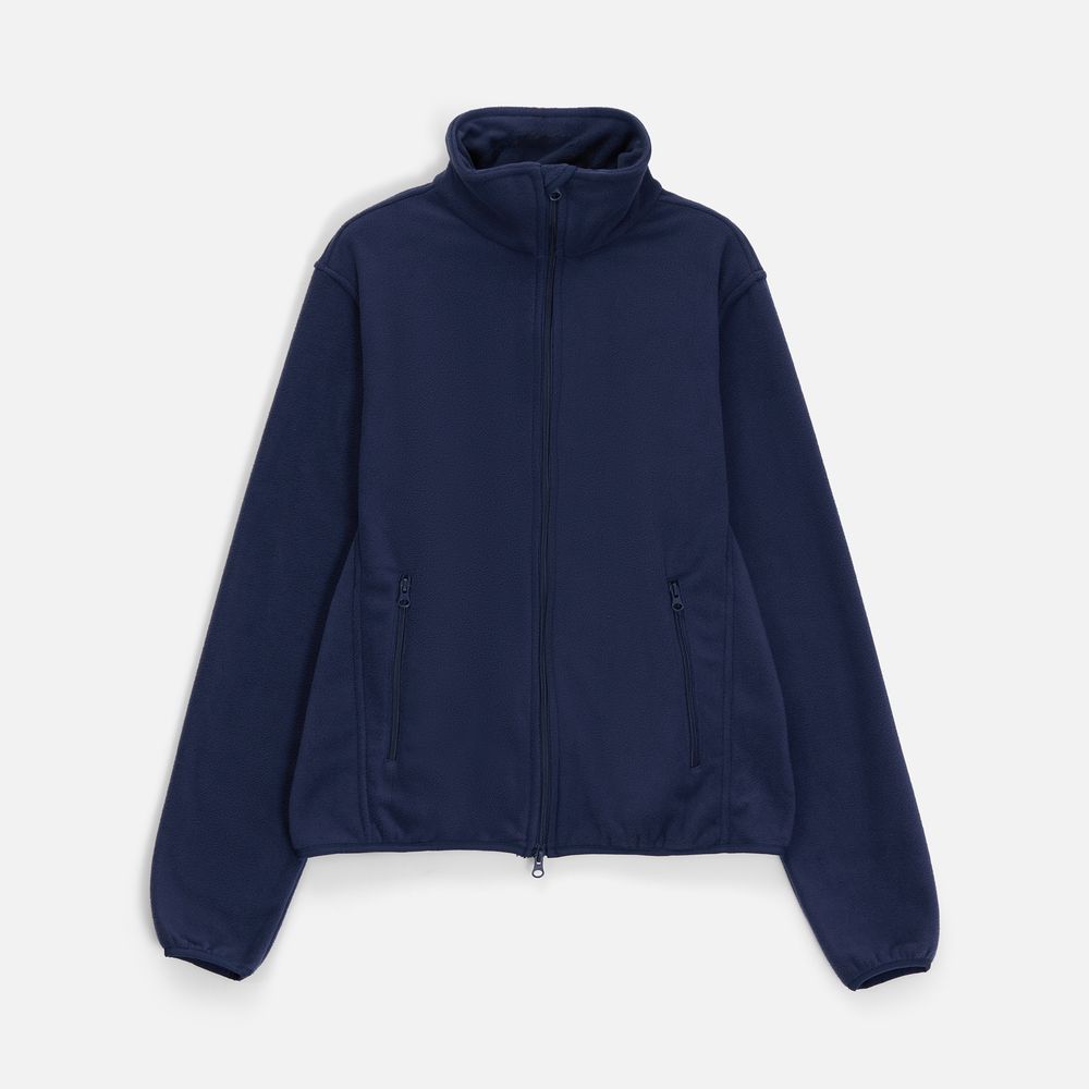 Куртка флисовая унисекс Ben Mac, темно-синяя Куртка флисовая унисекс Ben Mac, темно-синяя