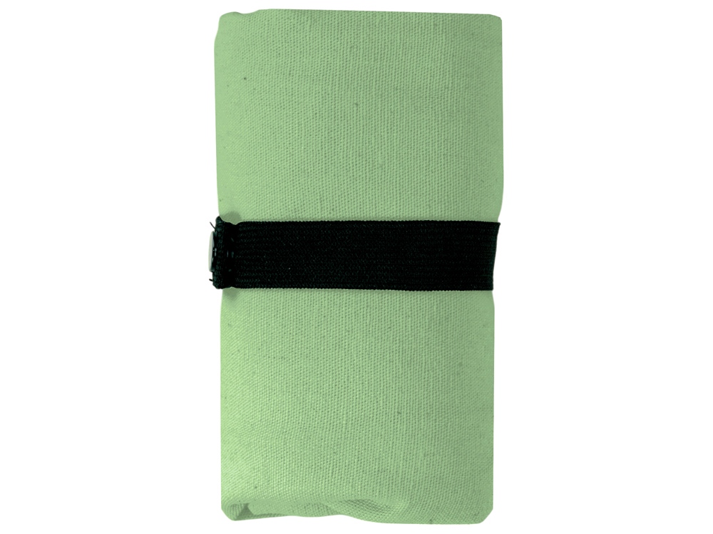 Сумка Fixy из переработанного хлопка с фиксирующей эластичной лентой, зеленое яблоко