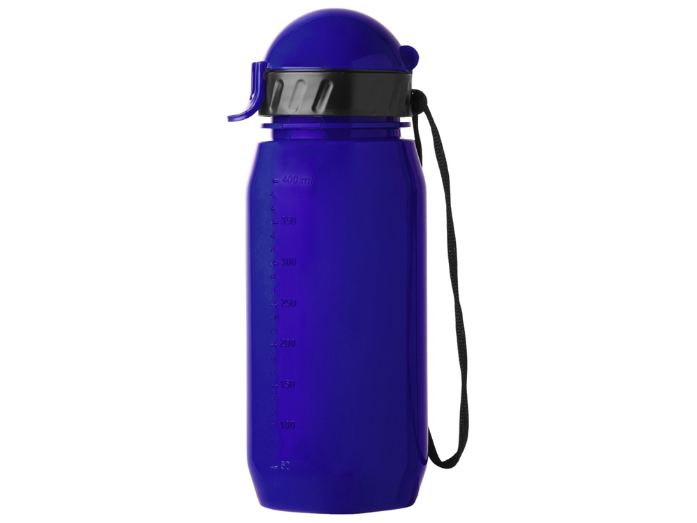 Бутылка для воды с трубочкой Little, 400 мл, синий