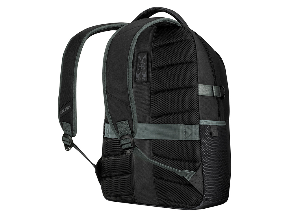 Рюкзак WENGER Ryde 16, черный, полиэстер, 32 x 21 x 47 см, 26 л