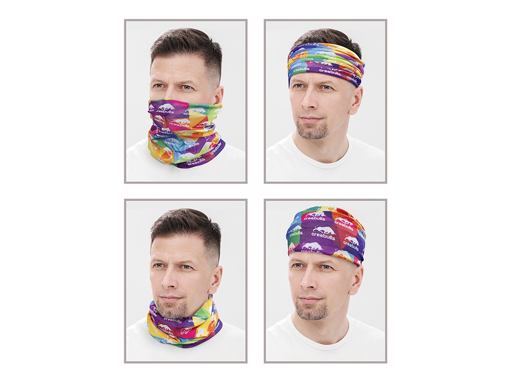 Многофункциональная бандана с возможностью полноцветной печати