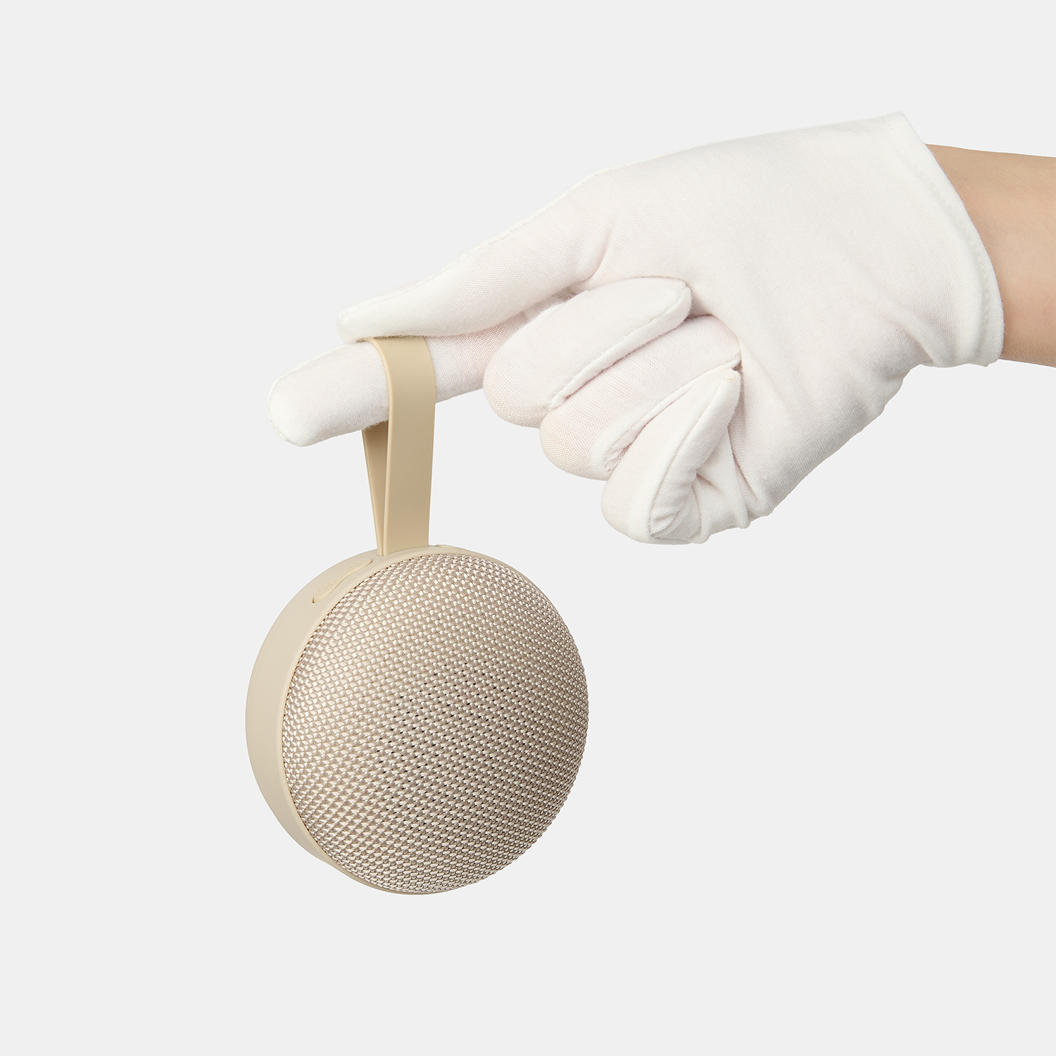 Беспроводная колонка Сэнд (Sand) 900 mAh, бежевая