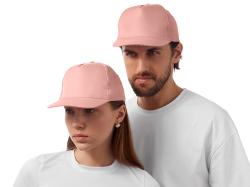 Бейсболка Poly 5-ти панельная 120гр, лососевый Бейсболка Poly 5-ти панельная 120гр, лососевый