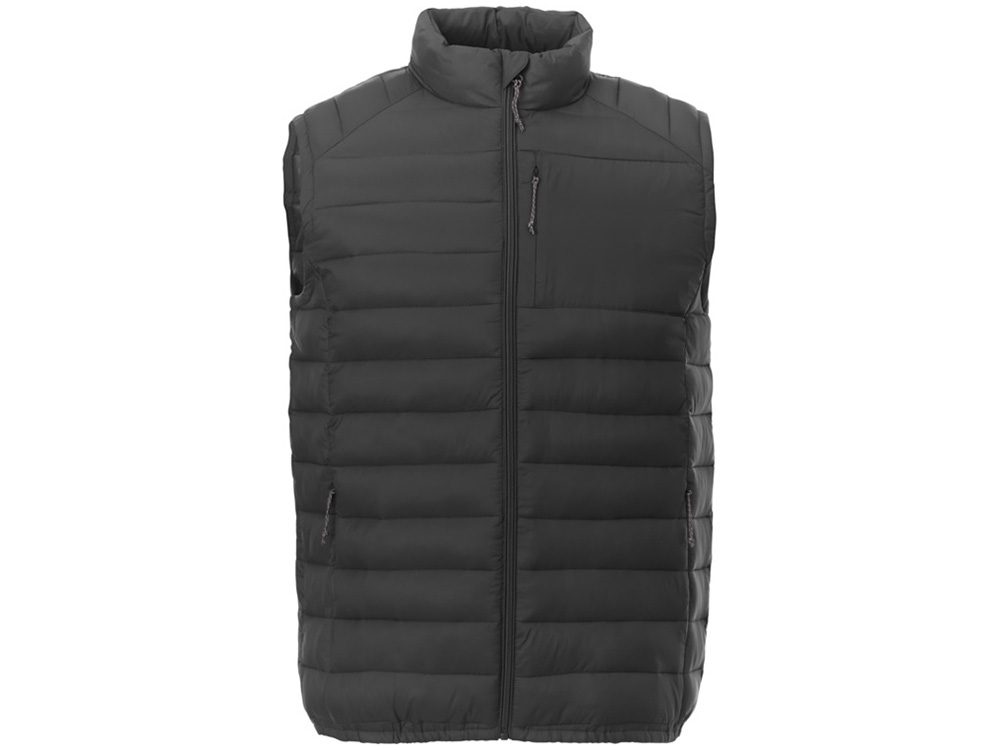 Мужской утепленный жилет Pallas  из переработанных материалов по стандарту GRS - Темно - синий