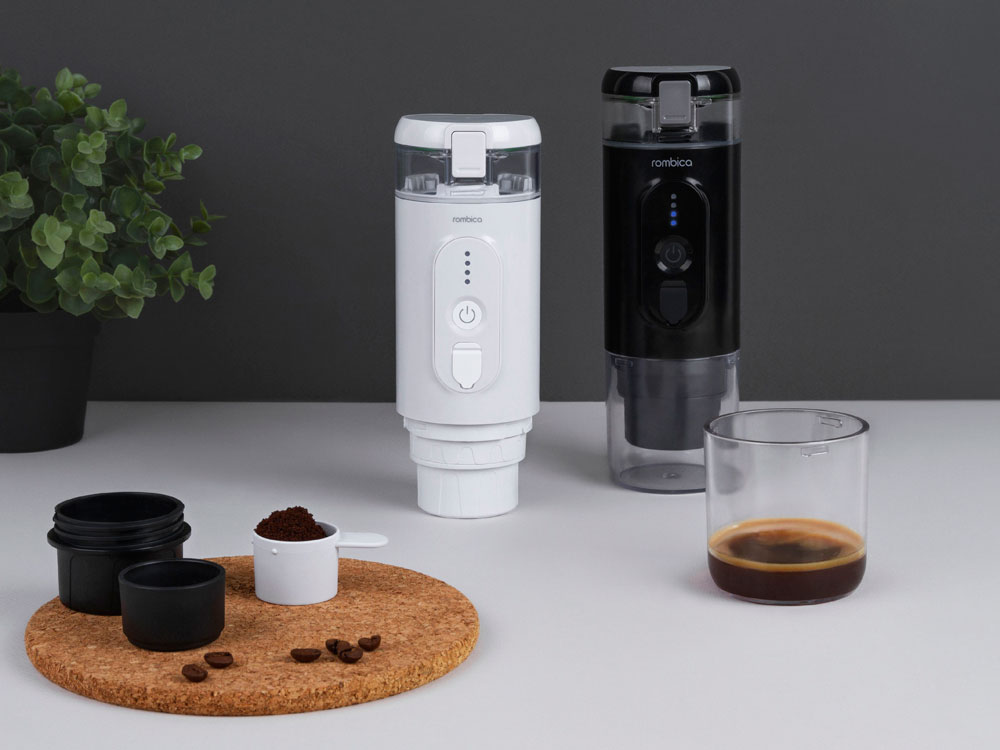 Портативная кофемашина Rombica Barista 2 Black с логотипом Rombica