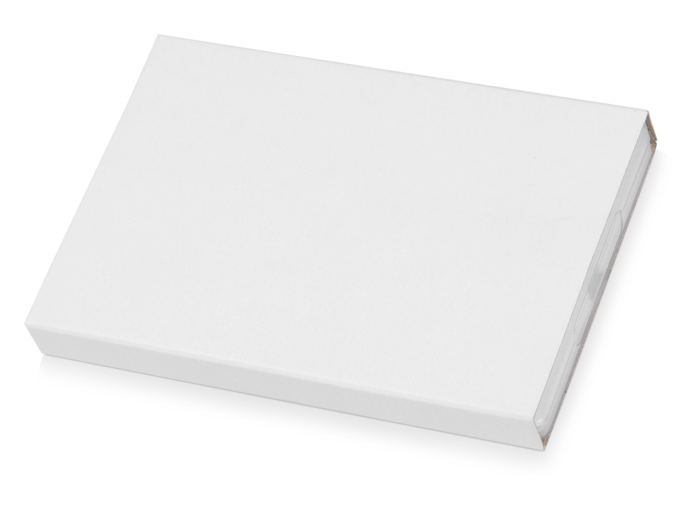 Коробка для флеш-карт Cell в шубере, белый прозрачный