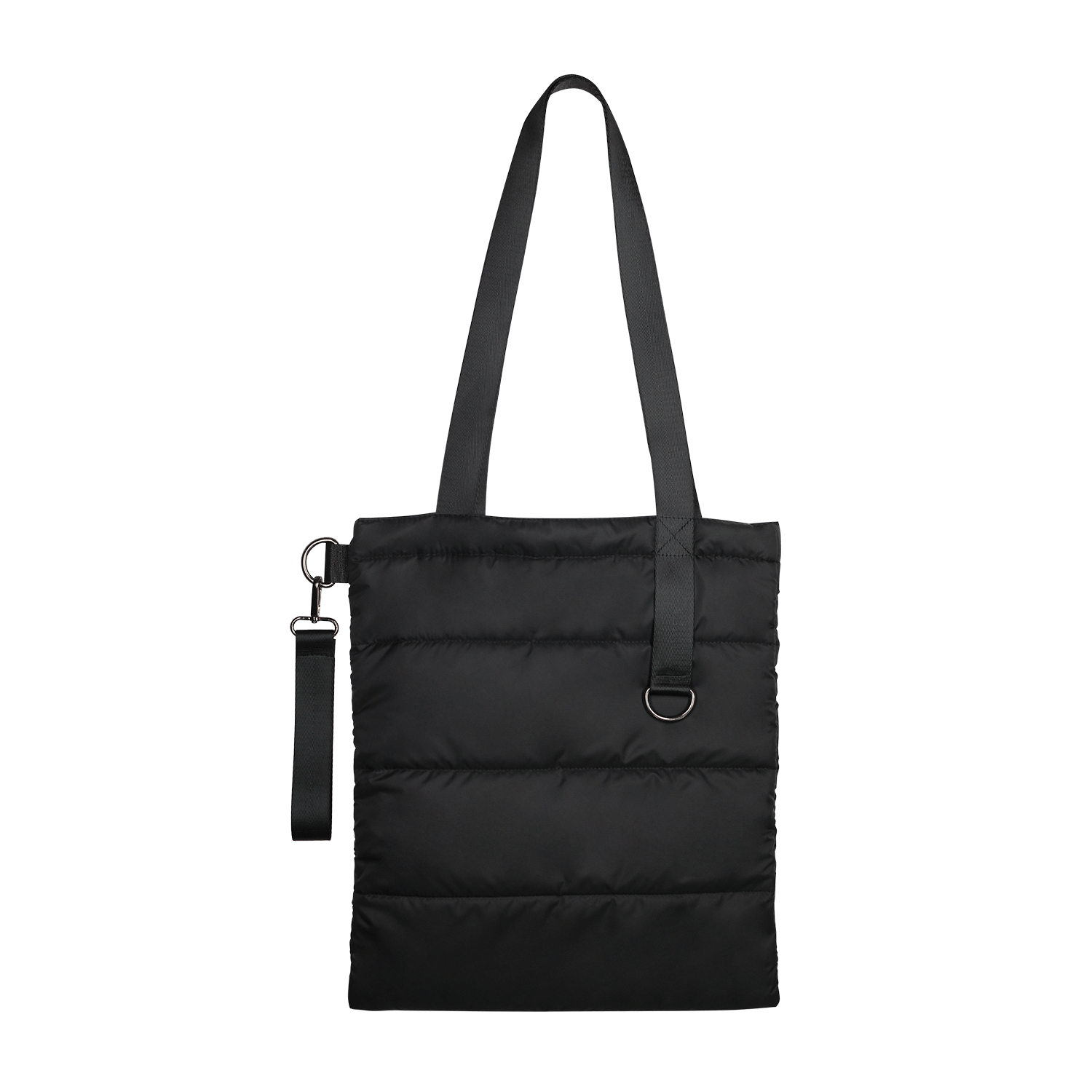 Шоппер Superbag Bubble, с кнопкой (черный)