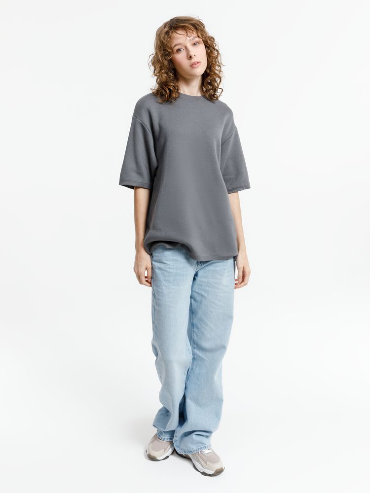 Джемпер с коротким рукавом Siluetti Volumica, серый