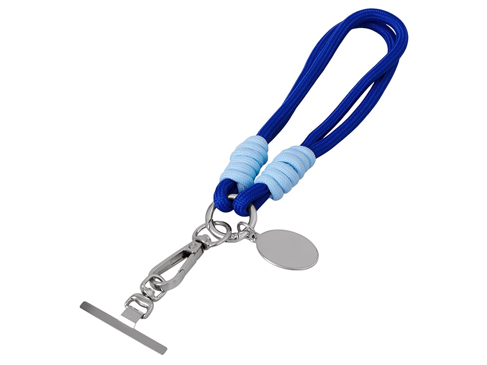 Брелок-браслет Bohemian c металлическим держателем для телефона, синий