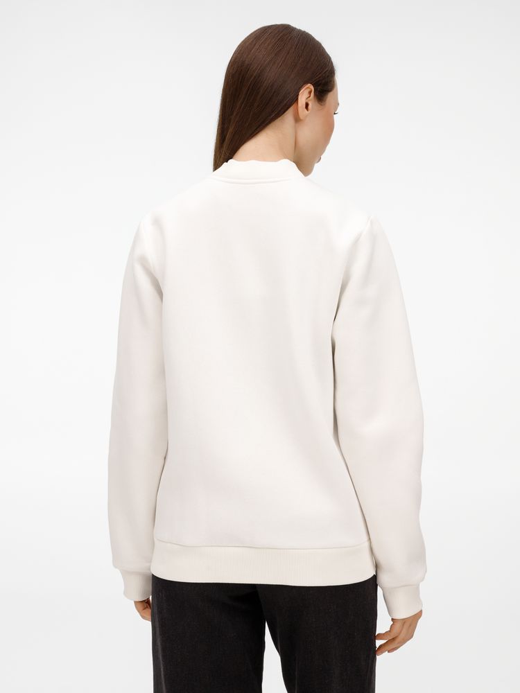 Бомбер унисекс AtmosWear, молочно-белый Бомбер унисекс AtmosWear, молочно-белый