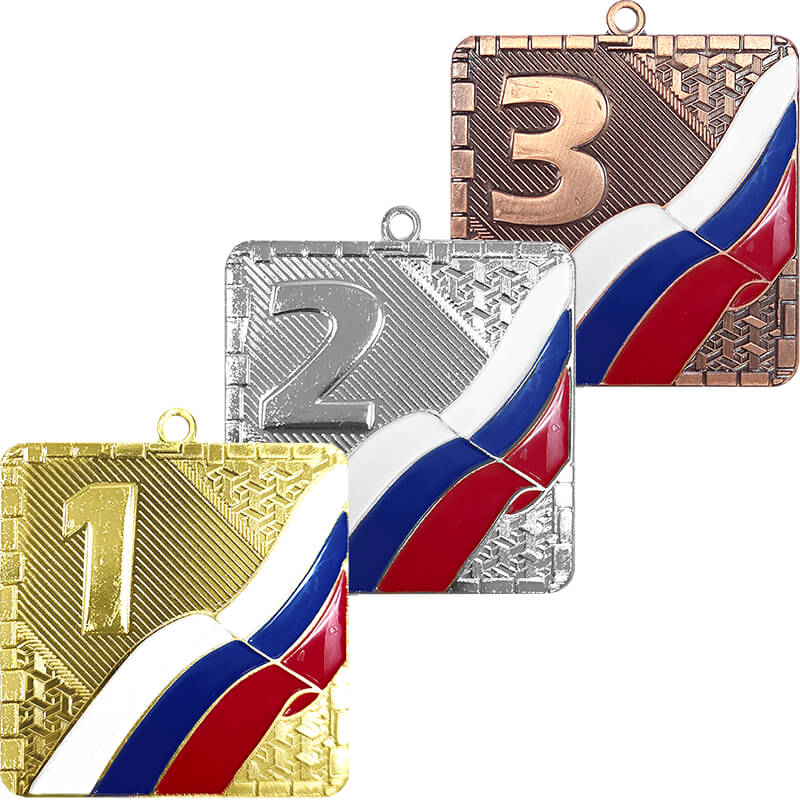 Комплект медалей Гордяна 1,2,3 место