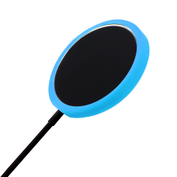 Беспроводное магнитное зарядное устройство Fomax 15W To Go, черный/голубой Беспроводное магнитное зарядное устройство Fomax 15W To Go, черный/голубой